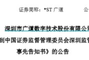 八字正缘顶格重罚！*ST广道实控人被终身市场禁入