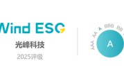 八字正缘光峰科技再获Wind ESG A级评级 创新驱动绿色科技典范